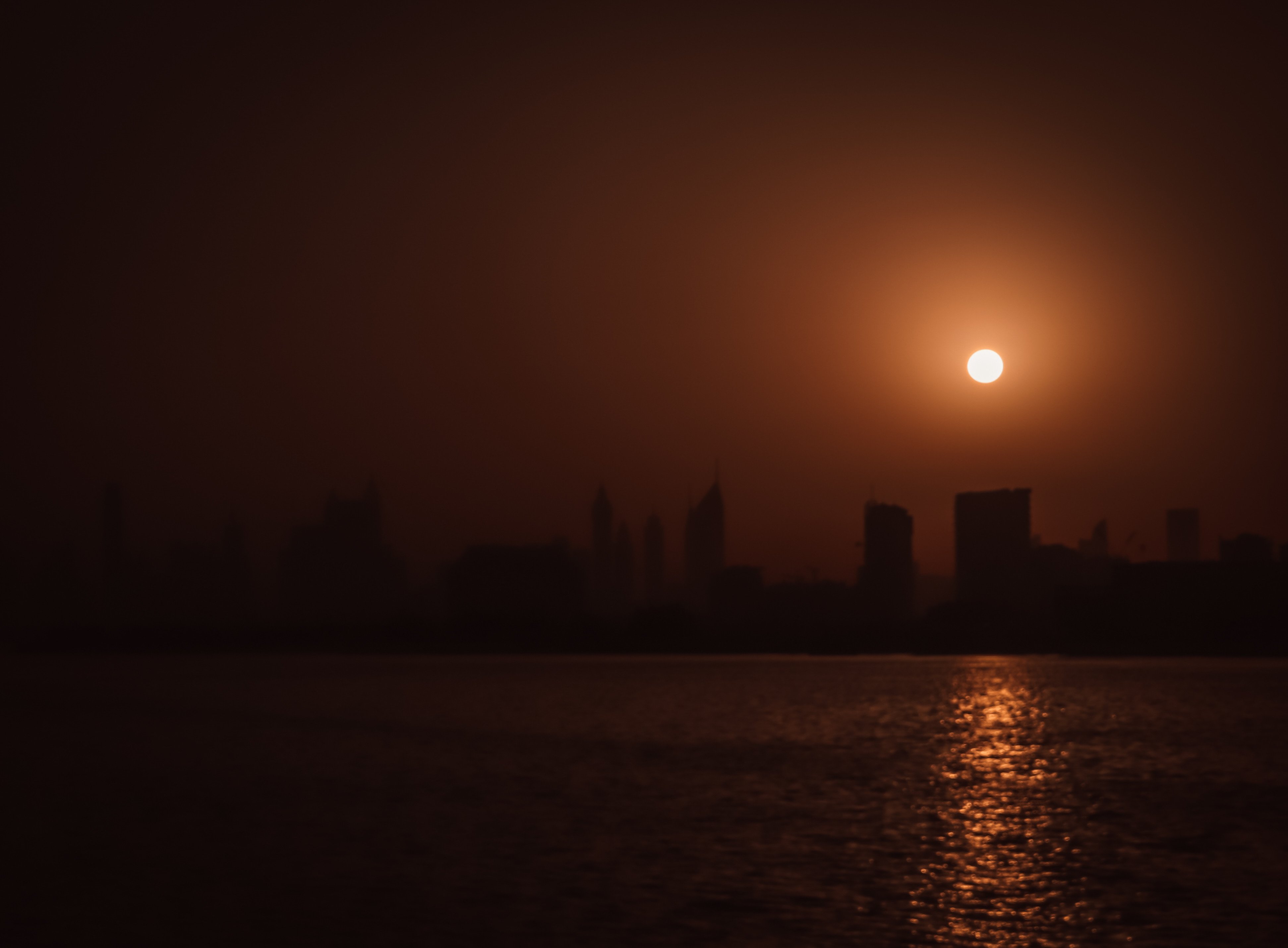 تصوير غروب الشمس