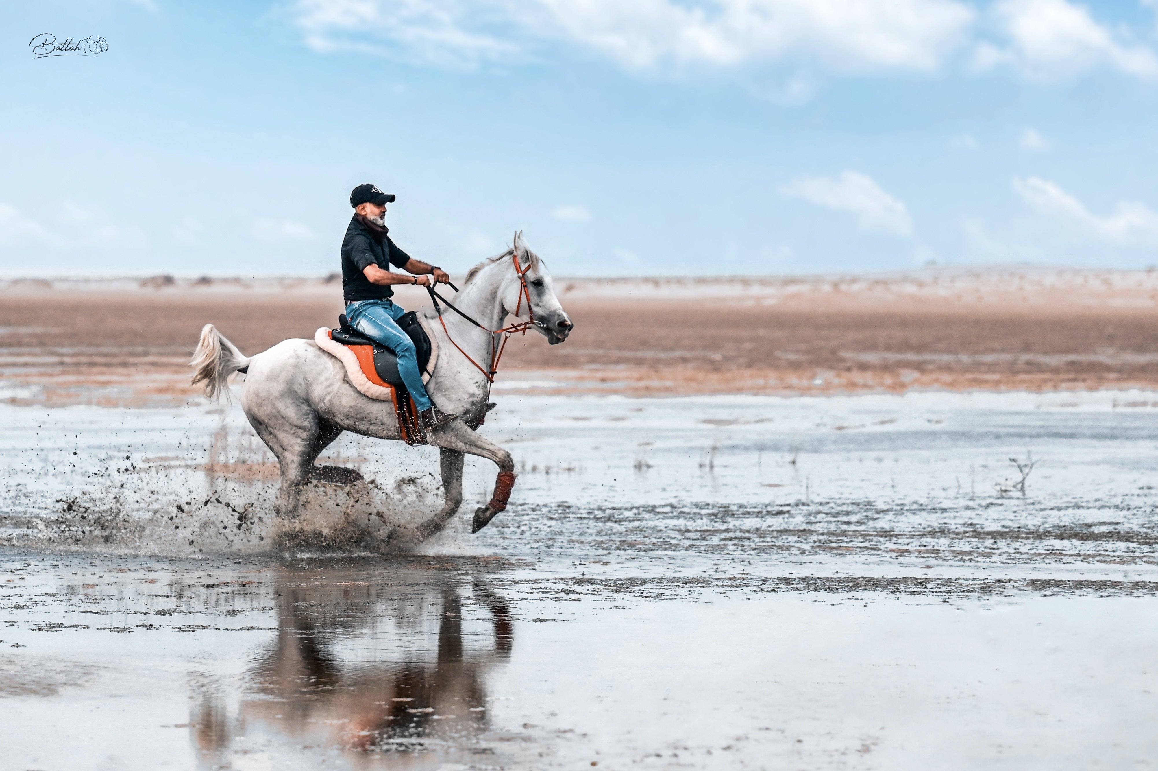 ورشة تصوير في بر المطار