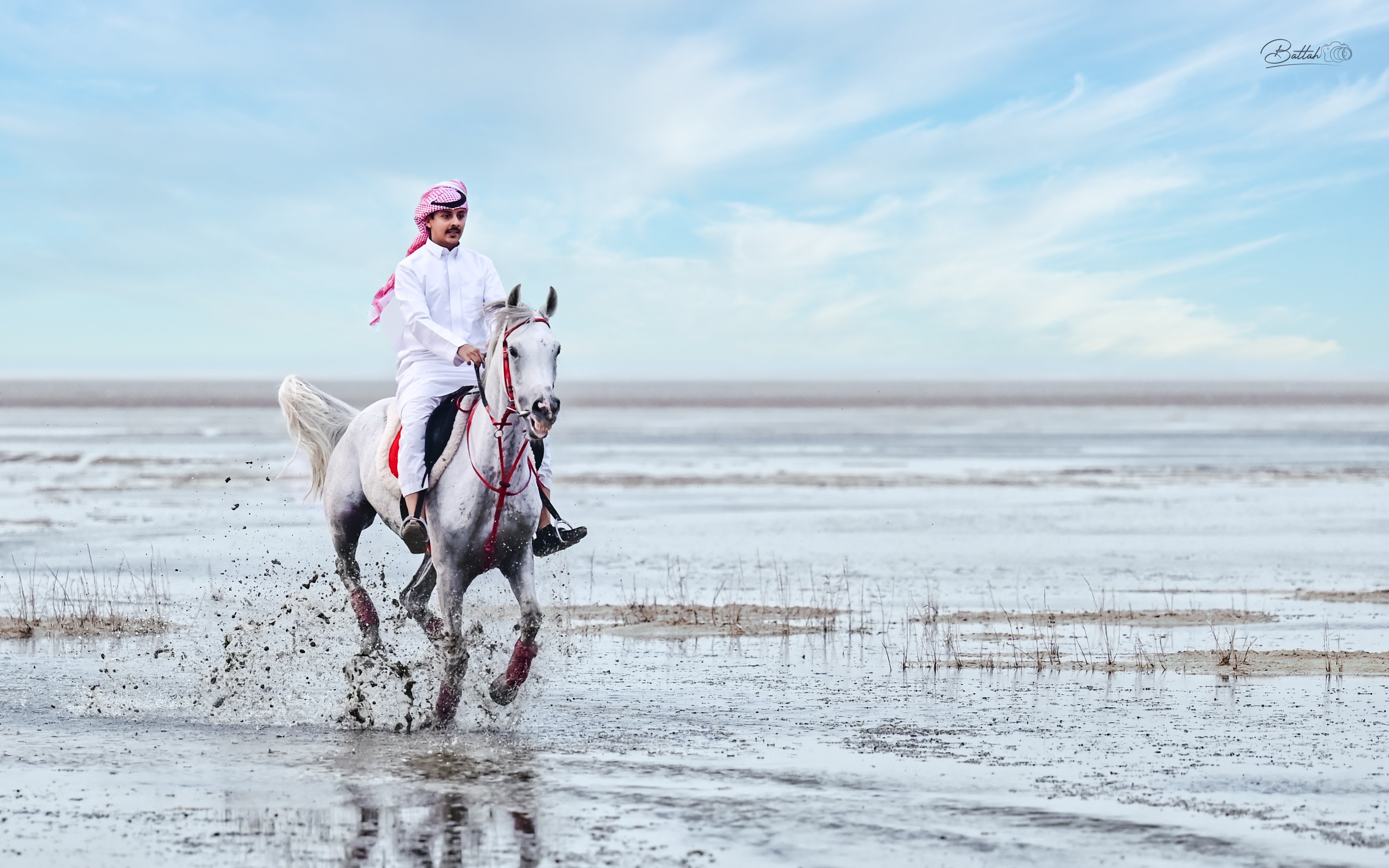 ورشة تصوير في بر المطار