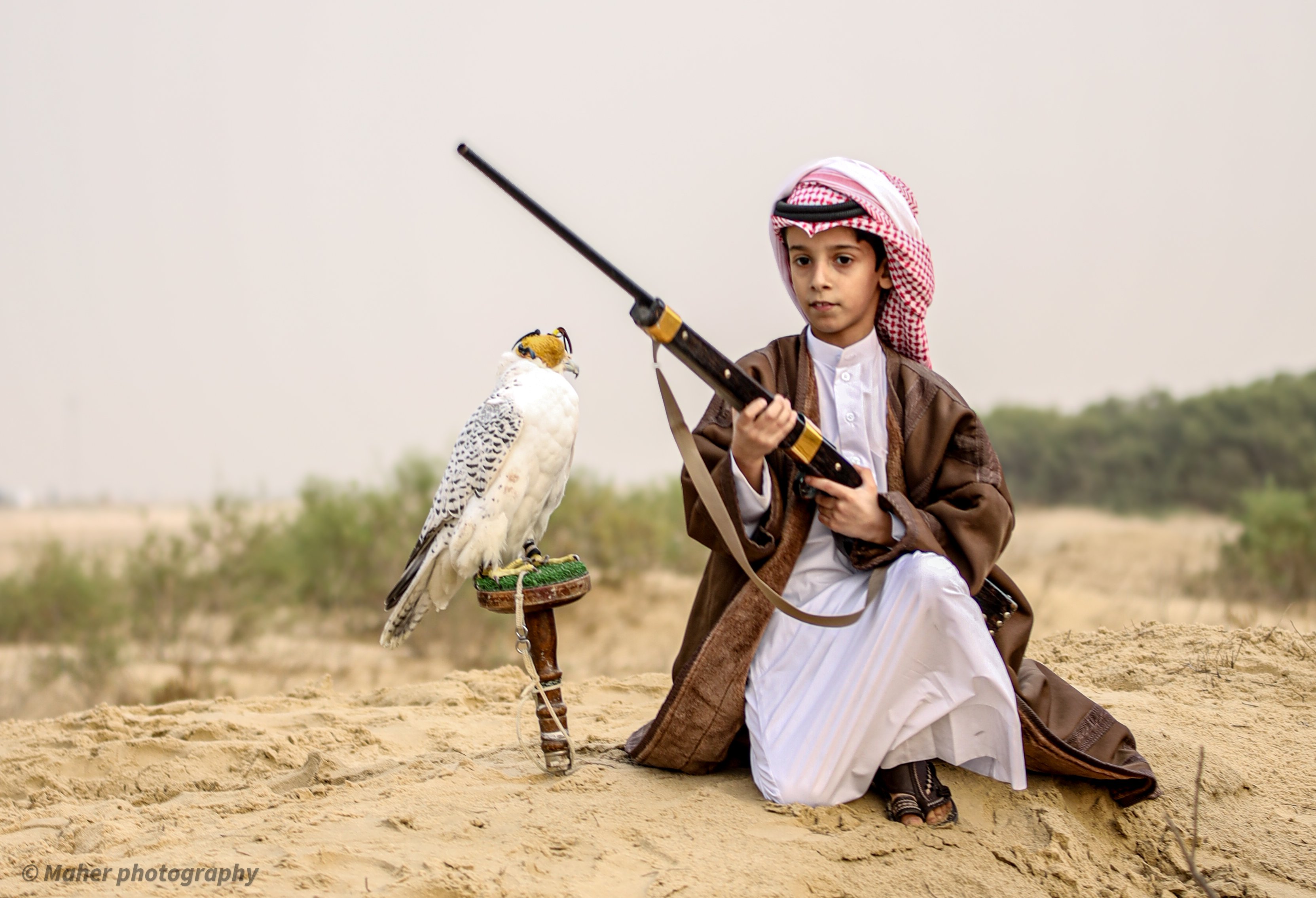 ورشة تصوير في بر المطار