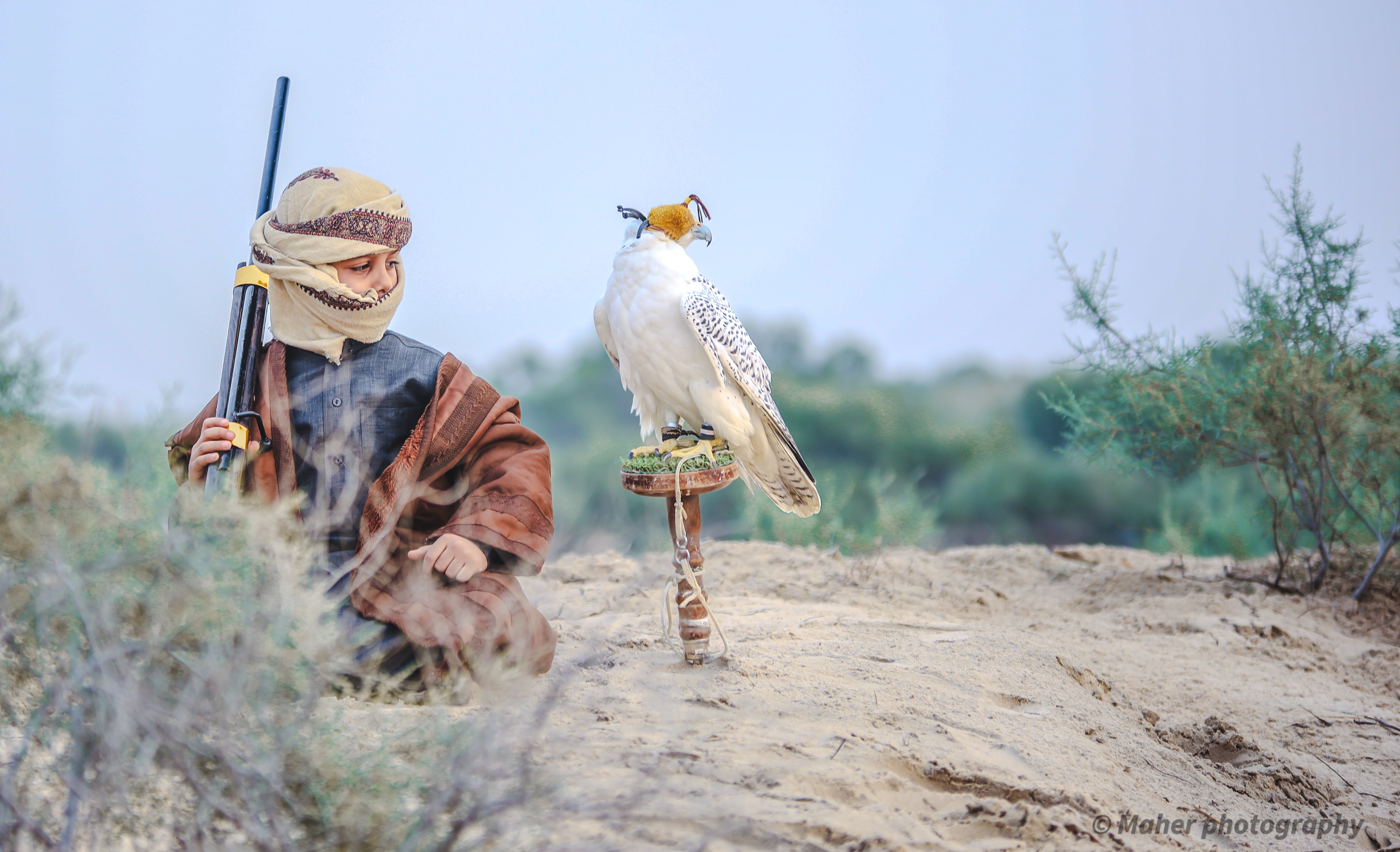 ورشة تصوير في بر المطار