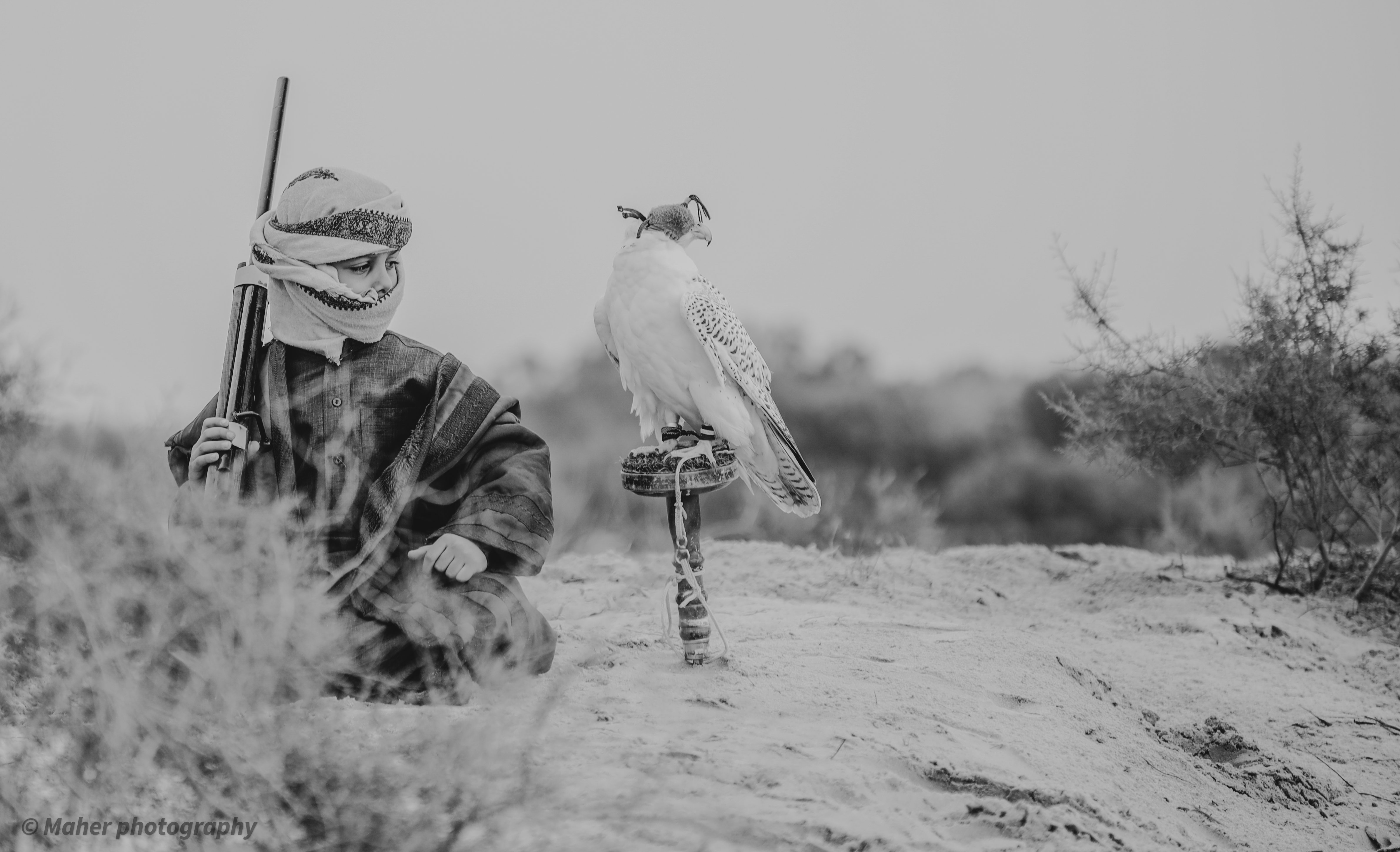 ورشة تصوير في بر المطار