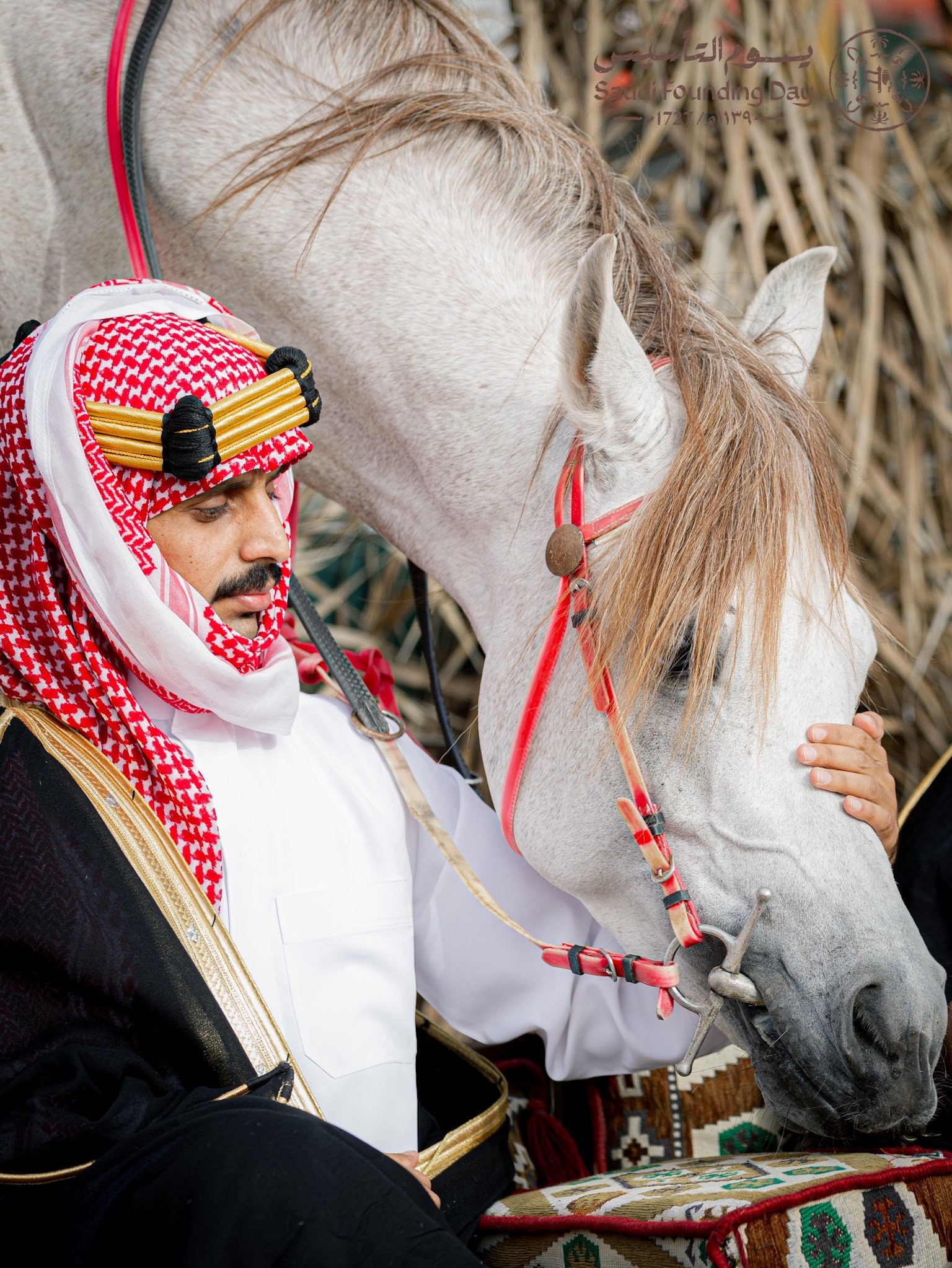 ورشة تكنيكات بالتعاون مع مربط اوصاف للخيل العربية لتصوير ثيم اليوم السعودي بتاريخ 16 فبراير 2024