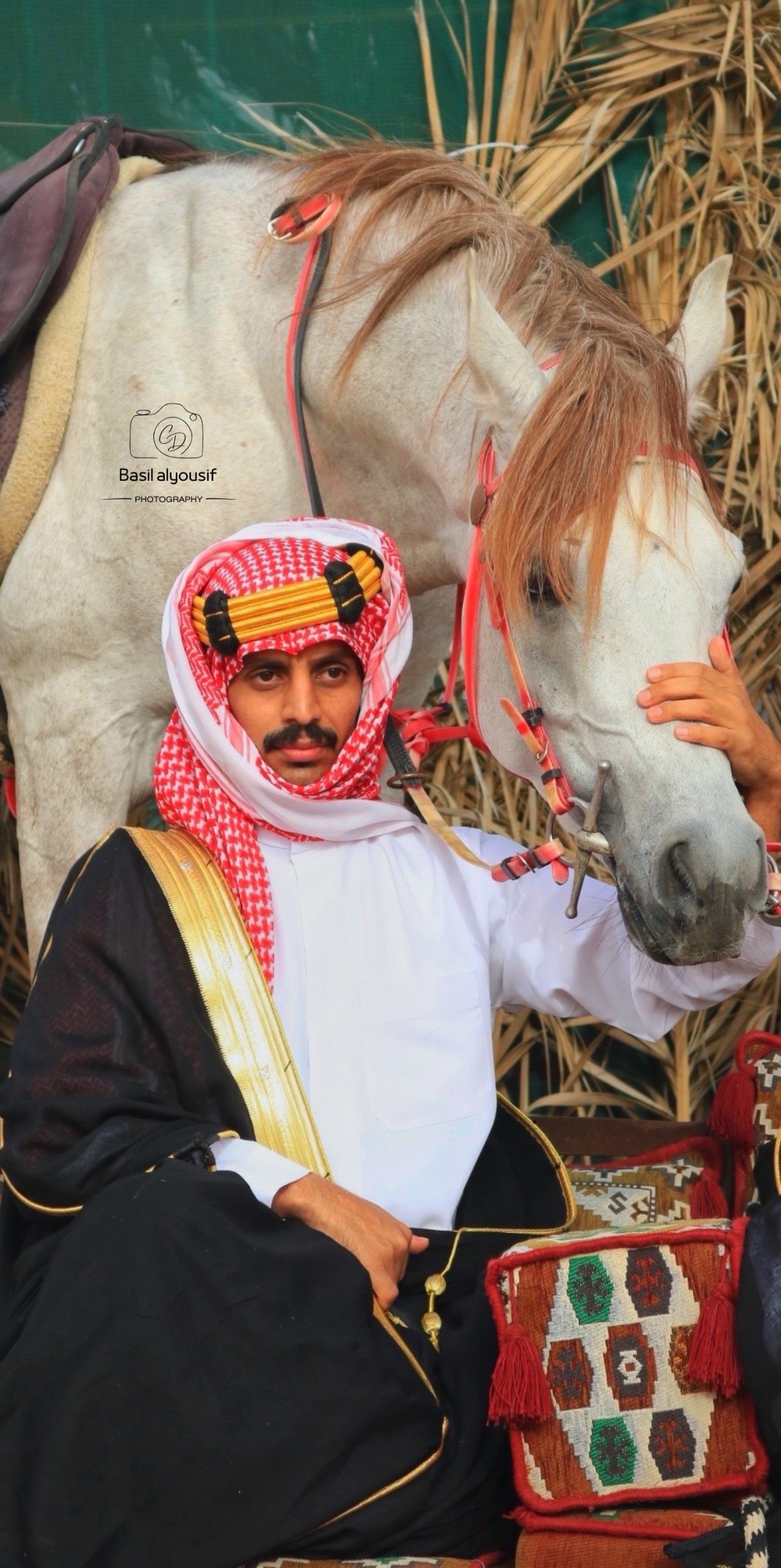 ورشة تكنيكات بالتعاون مع مربط اوصاف للخيل العربية لتصوير ثيم اليوم السعودي بتاريخ 16 فبراير 2024